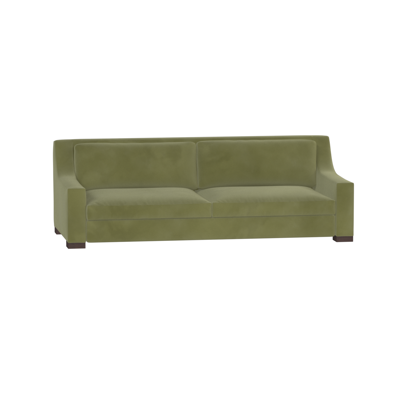 Louis 2 Seater Sofa — Structured Design with Tapered Arms