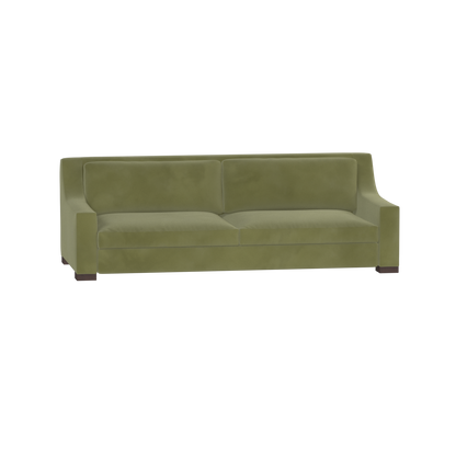 Louis 2 Seater Sofa — Structured Design with Tapered Arms