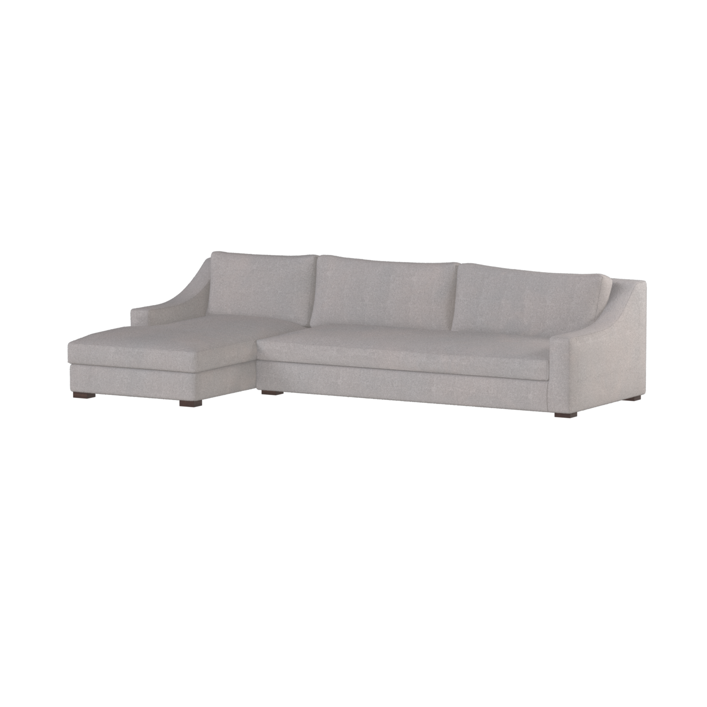 Louis Sectional Sofa — Low-Profile Modular Corner Layout