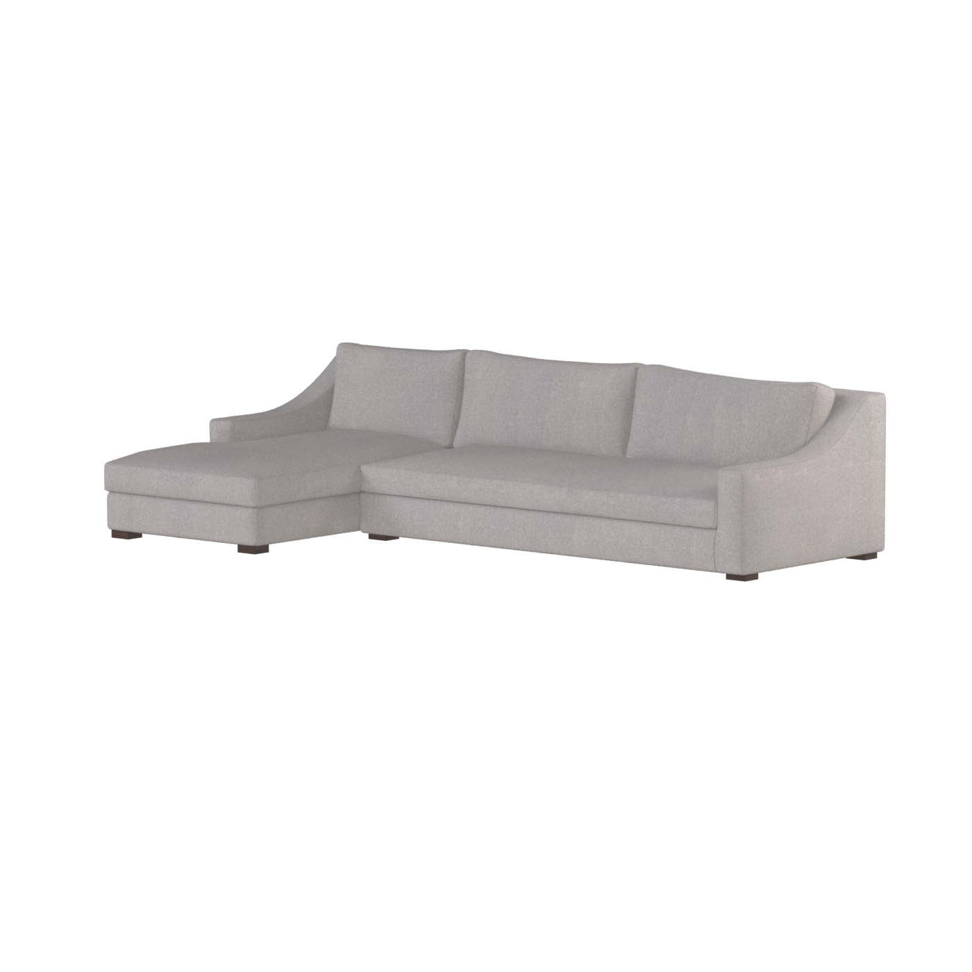 Louis Sectional Sofa — Low-Profile Modular Corner Layout