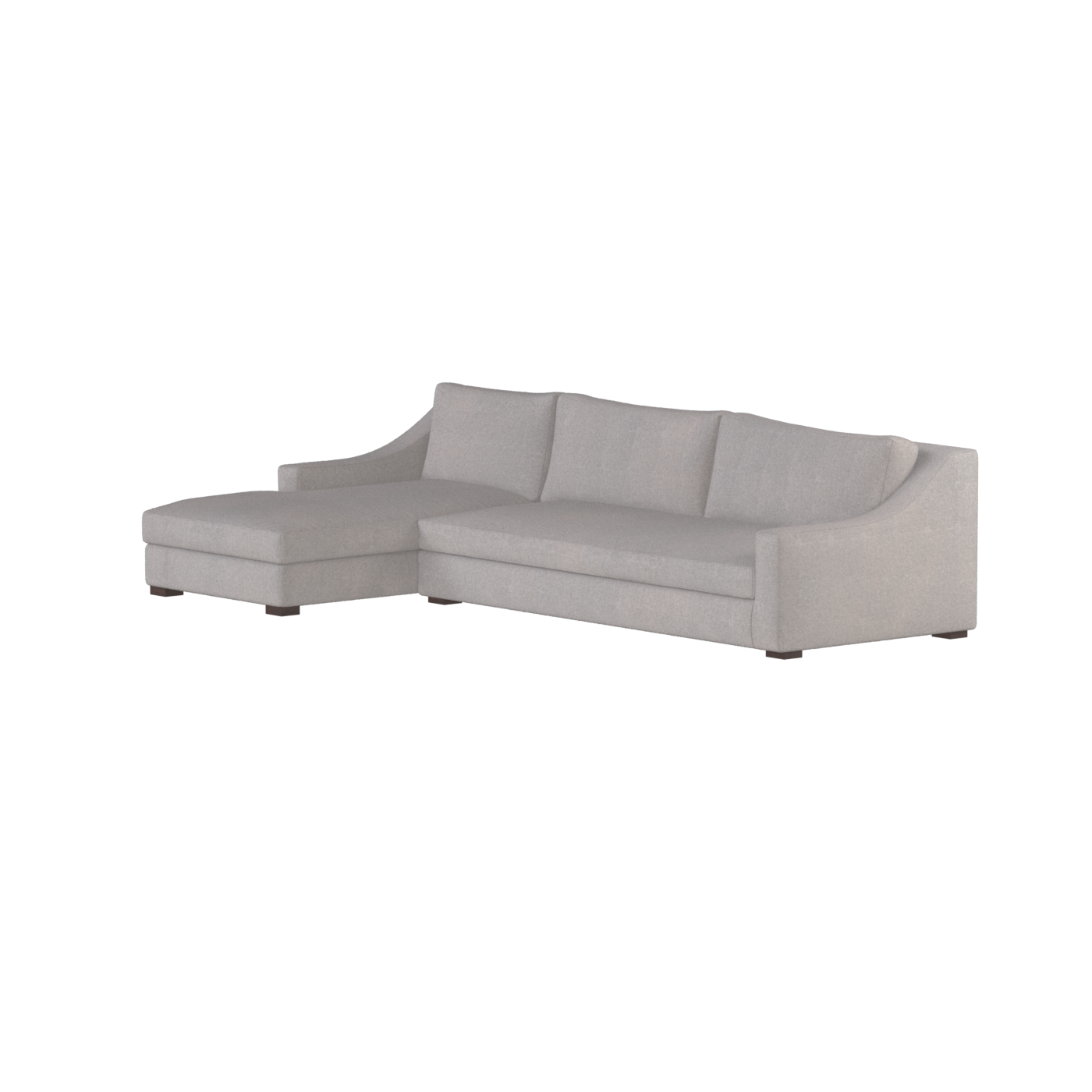 Louis Sectional Sofa — Low-Profile Modular Corner Layout