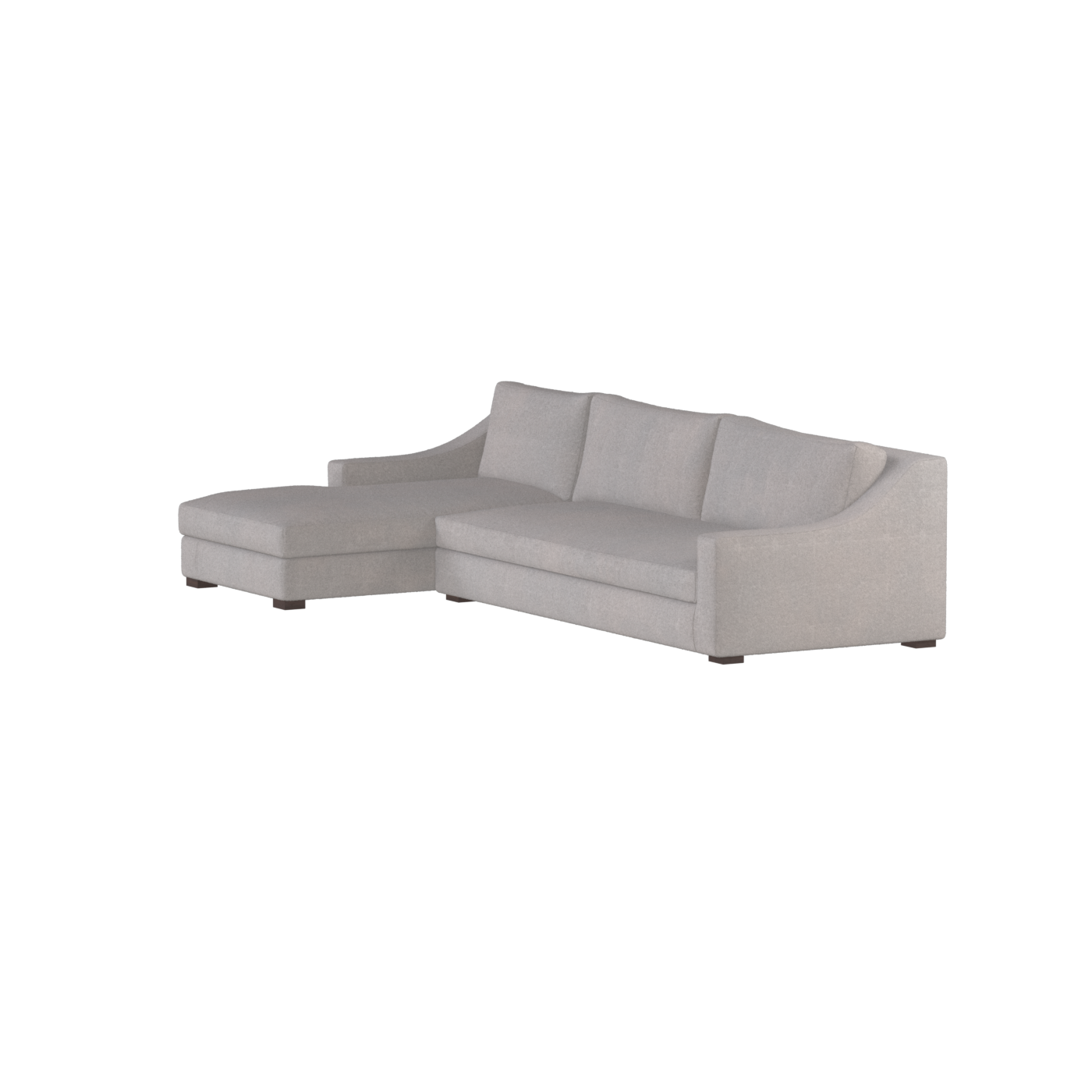 Louis Sectional Sofa — Low-Profile Modular Corner Layout
