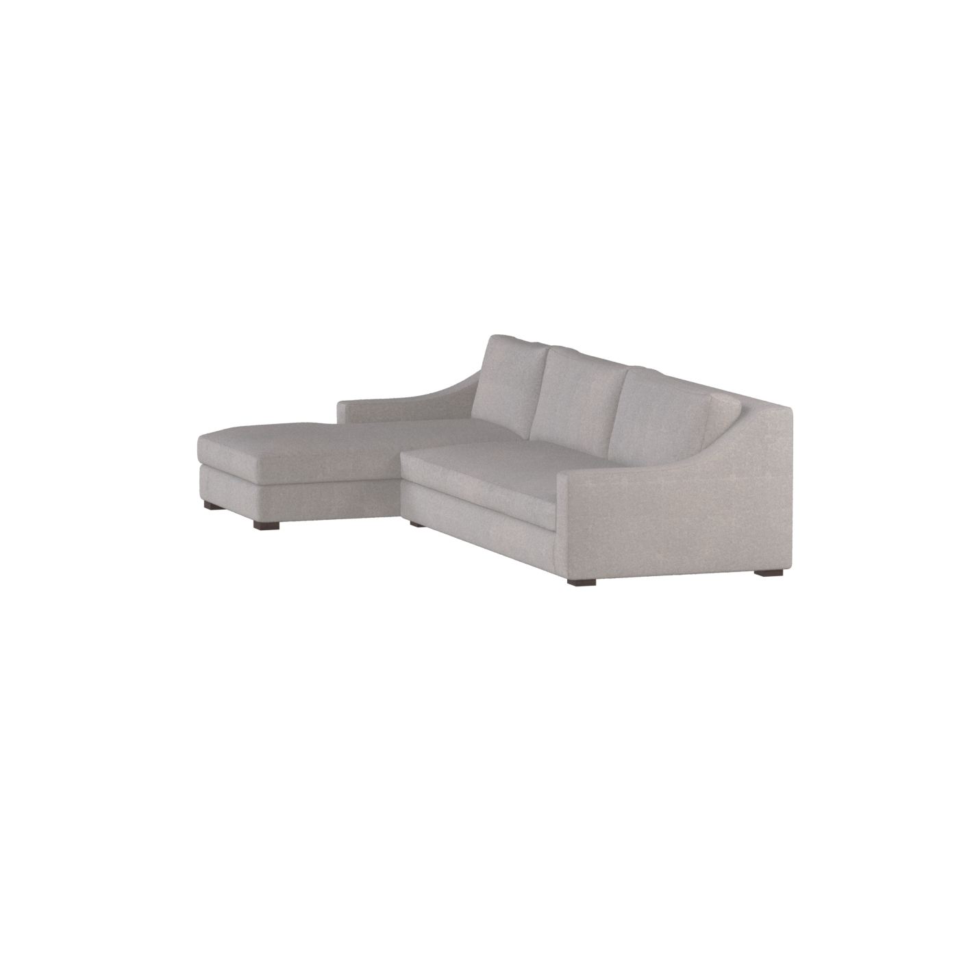 Louis Sectional Sofa — Low-Profile Modular Corner Layout