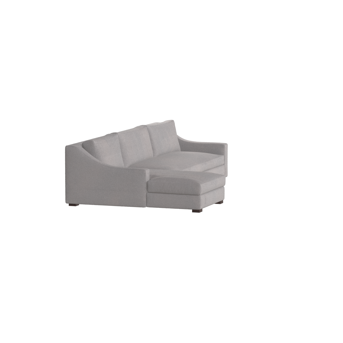 Louis Sectional Sofa — Low-Profile Modular Corner Layout
