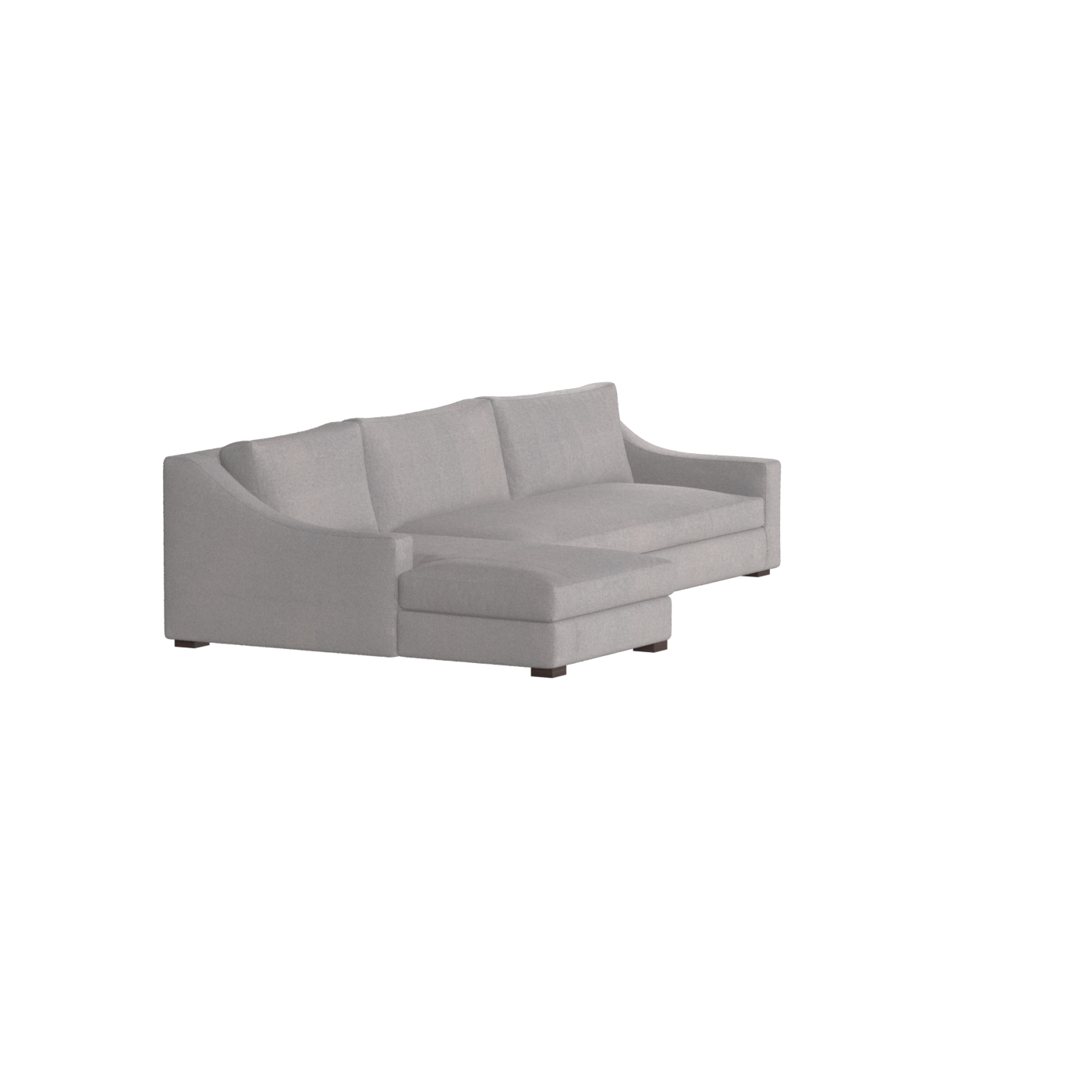 Louis Sectional Sofa — Low-Profile Modular Corner Layout