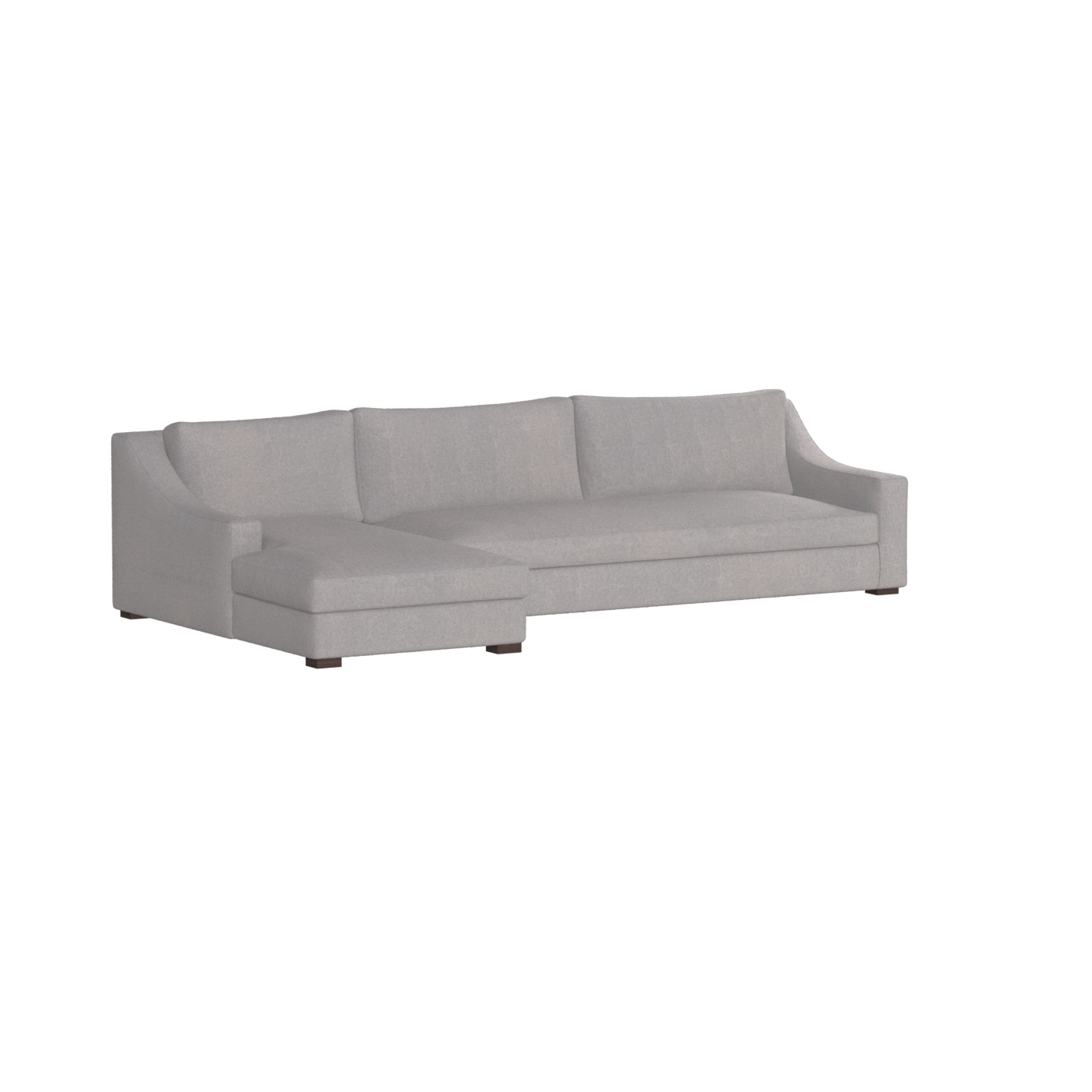 Louis Sectional Sofa — Low-Profile Modular Corner Layout