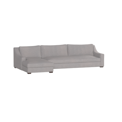 Louis Sectional Sofa — Low-Profile Modular Corner Layout