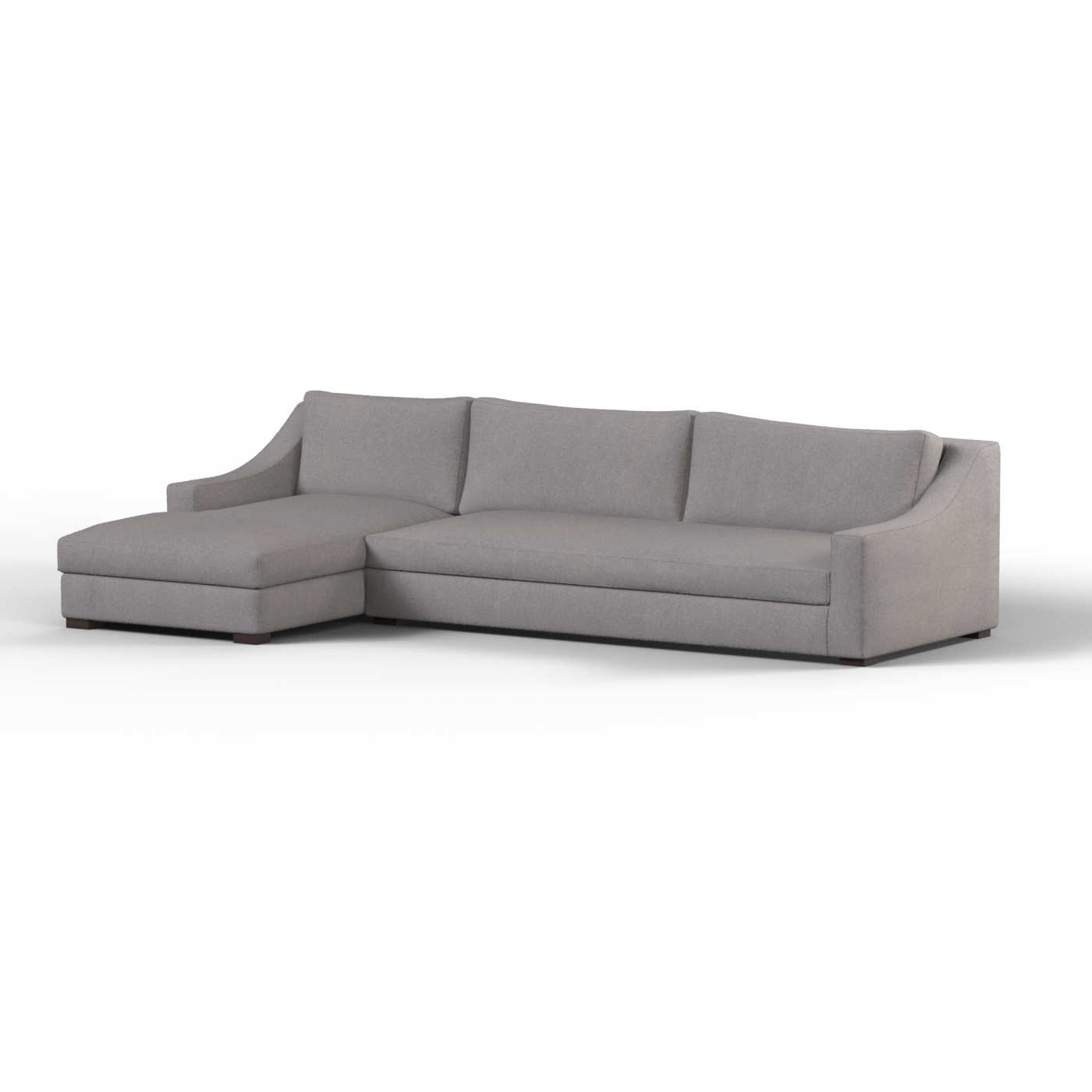 Louis Sectional Sofa — Low-Profile Modular Corner Layout
