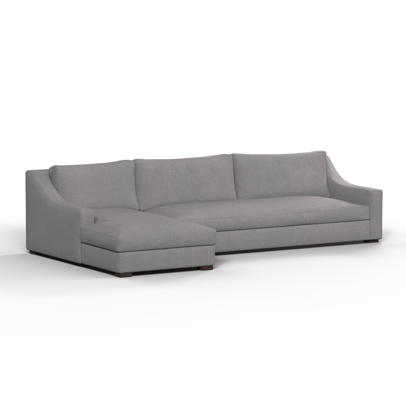 Louis Sectional Sofa — Low-Profile Modular Corner Layout