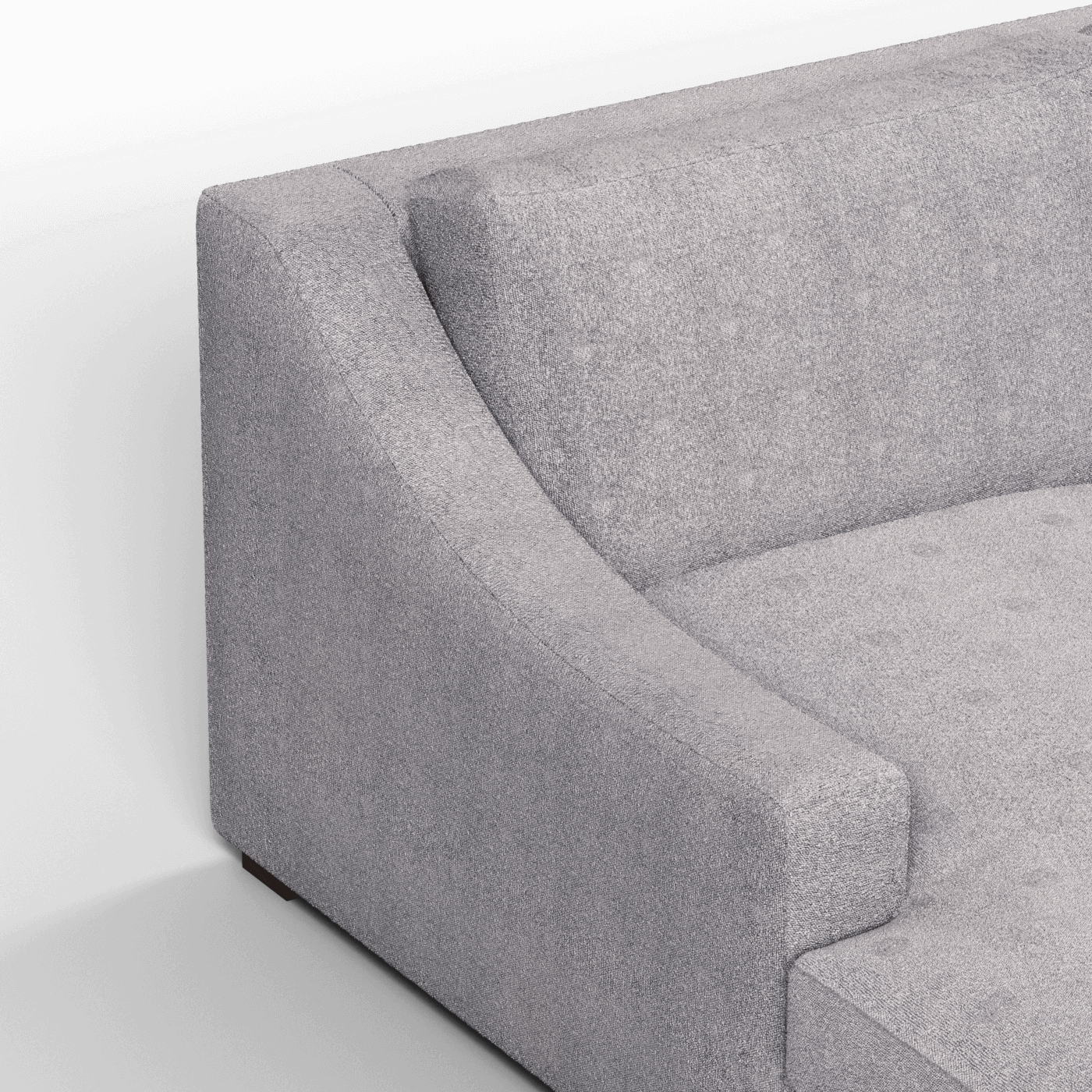 Louis Sectional Sofa — Low-Profile Modular Corner Layout