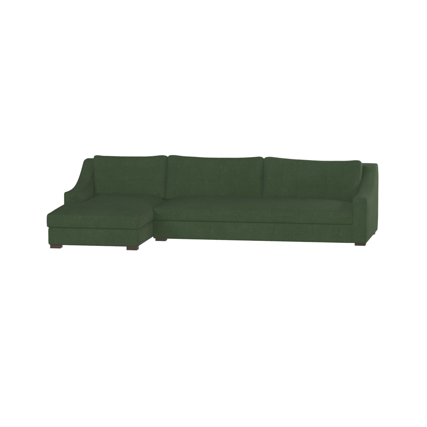 Louis Sectional Sofa — Low-Profile Modular Corner Layout