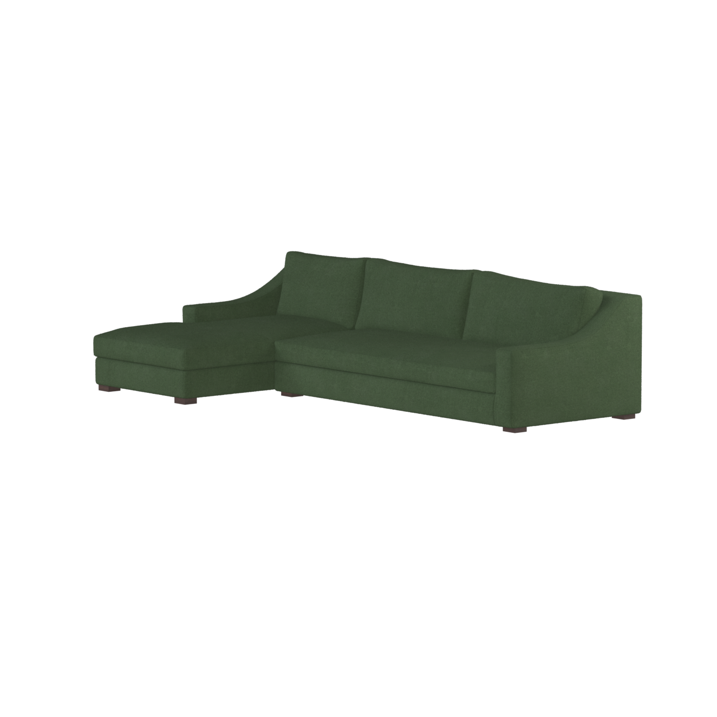 Louis Sectional Sofa — Low-Profile Modular Corner Layout