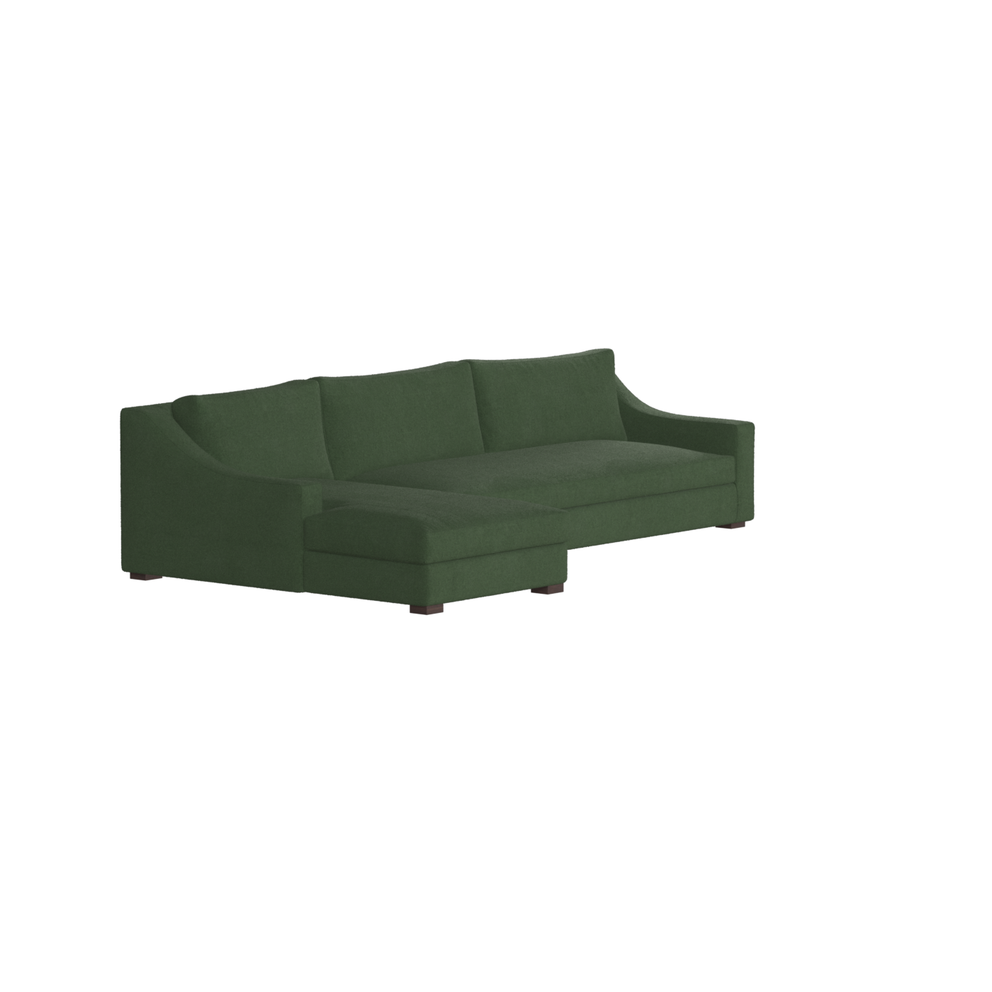 Louis Sectional Sofa — Low-Profile Modular Corner Layout