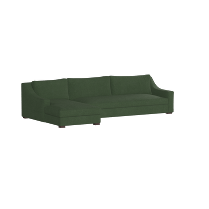 Louis Sectional Sofa — Low-Profile Modular Corner Layout