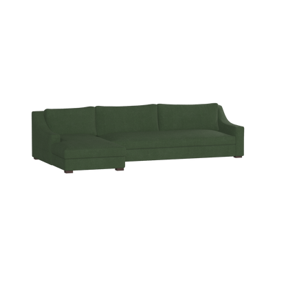 Louis Sectional Sofa — Low-Profile Modular Corner Layout