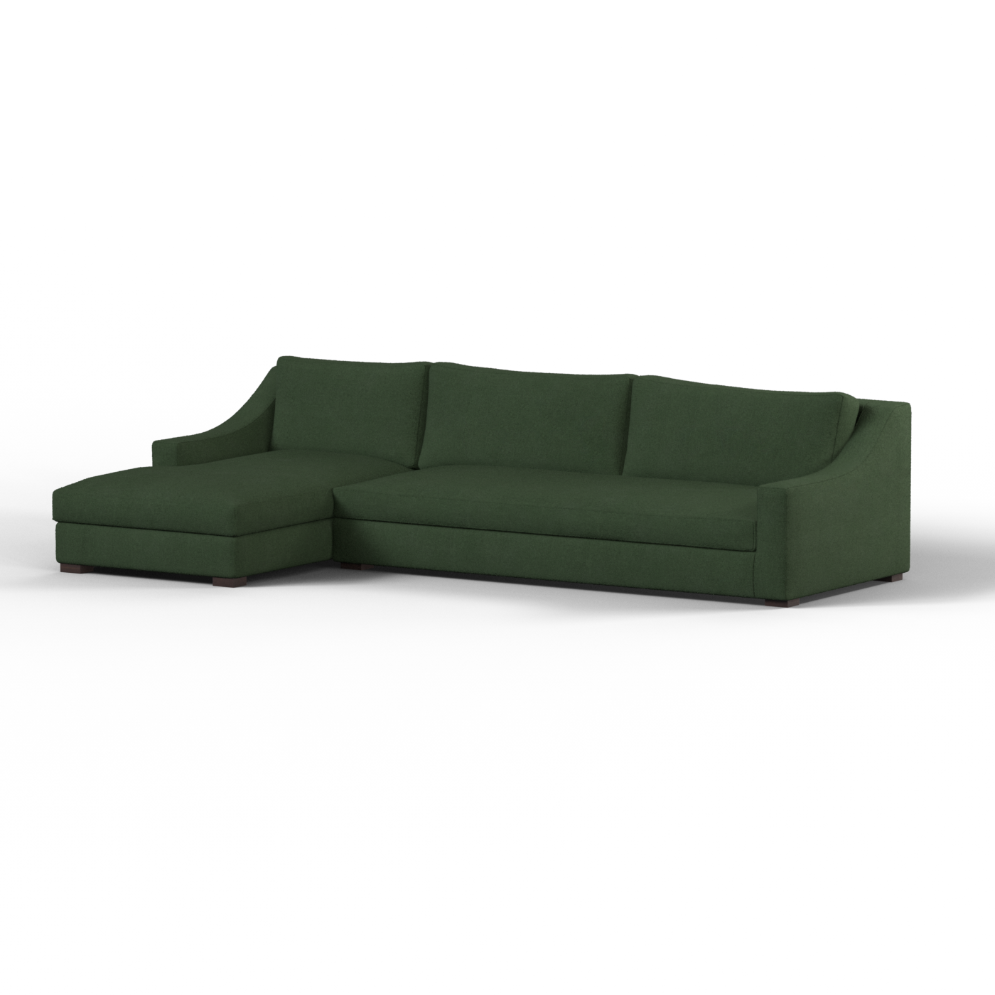Louis Sectional Sofa — Low-Profile Modular Corner Layout