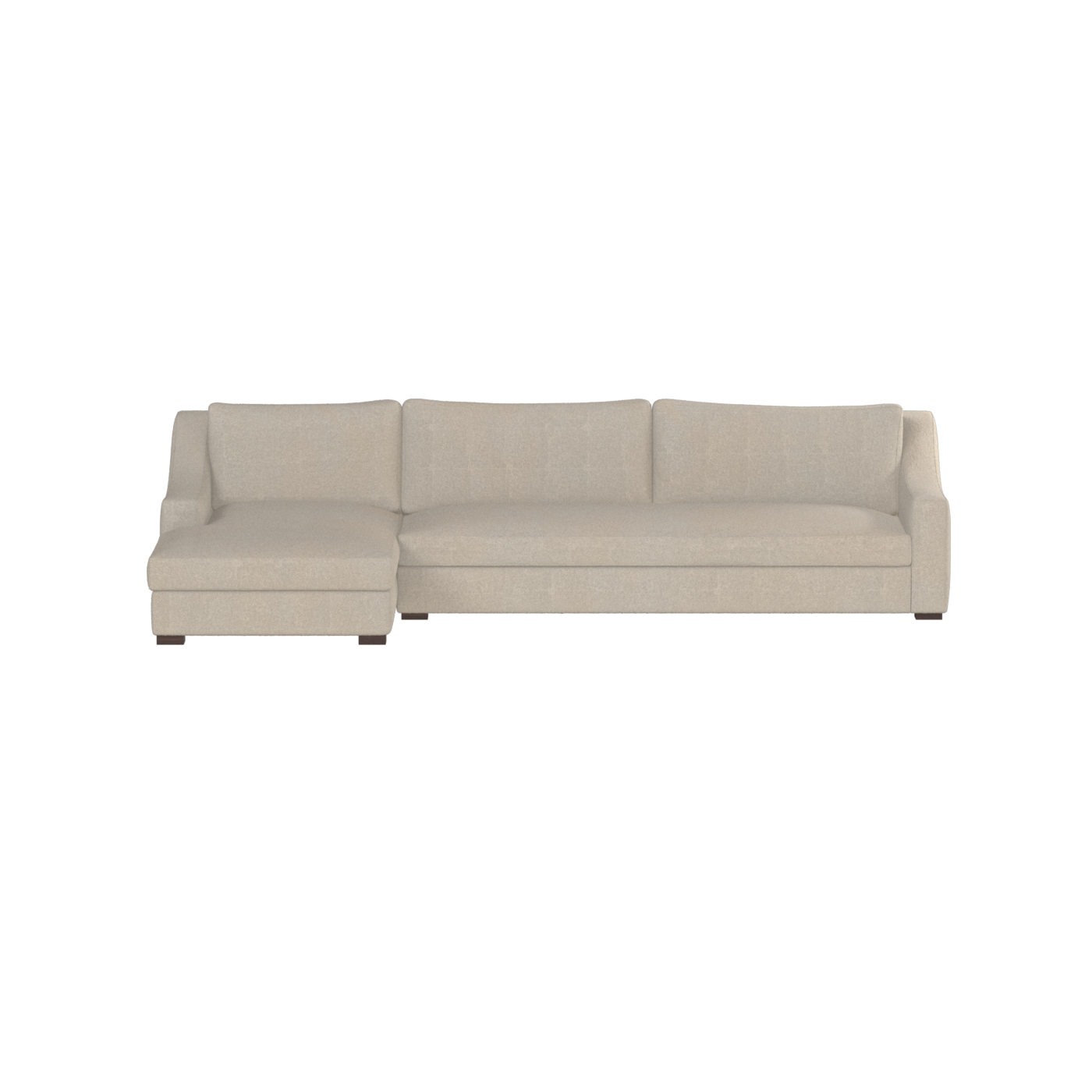 Louis Sectional Sofa — Low-Profile Modular Corner Layout