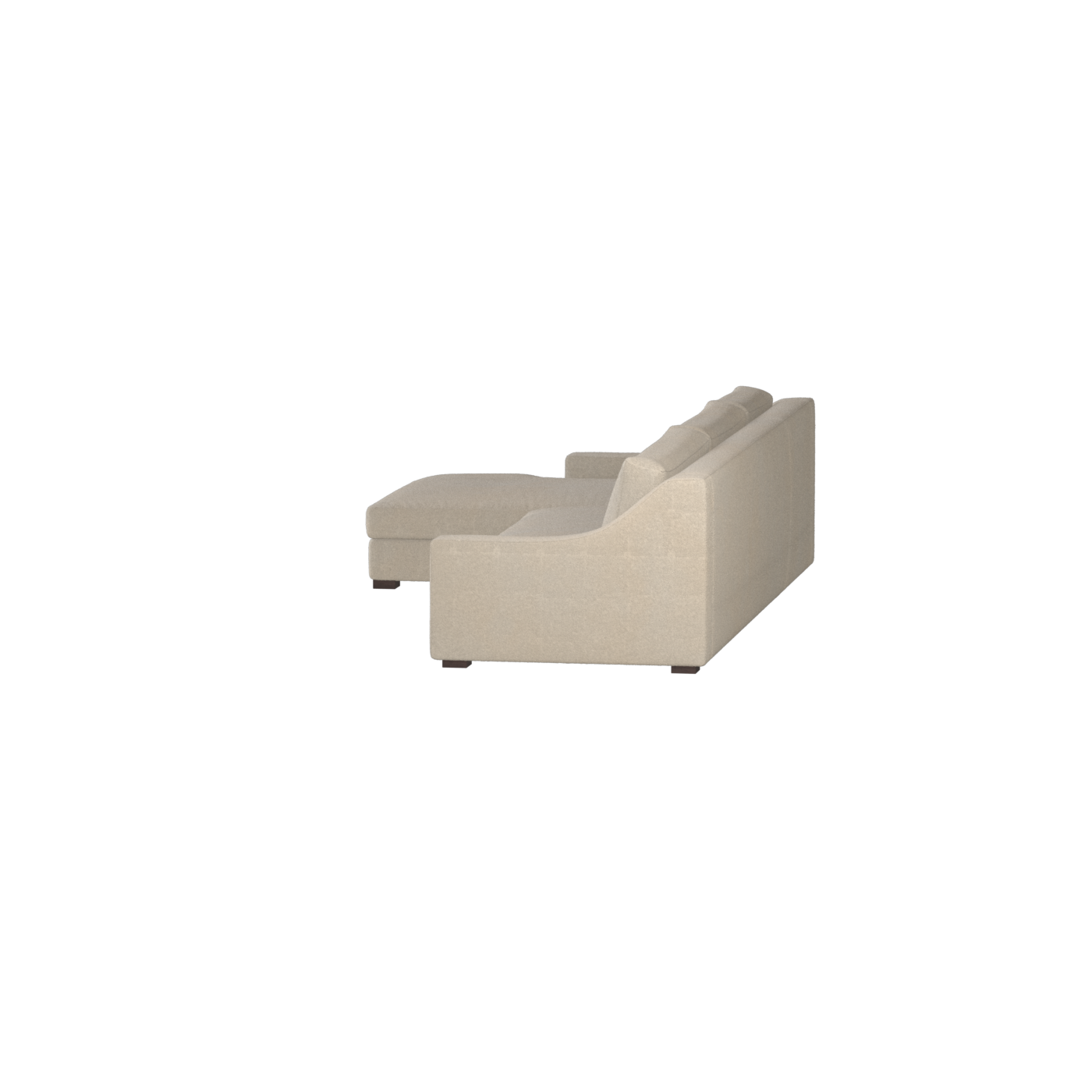 Louis Sectional Sofa — Low-Profile Modular Corner Layout