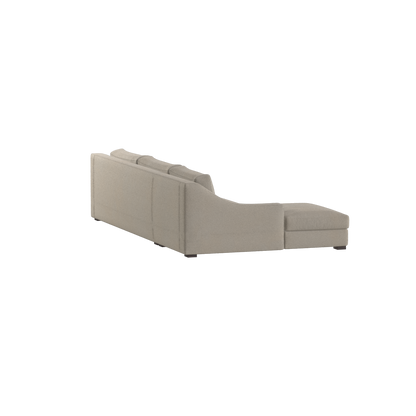 Louis Sectional Sofa — Low-Profile Modular Corner Layout