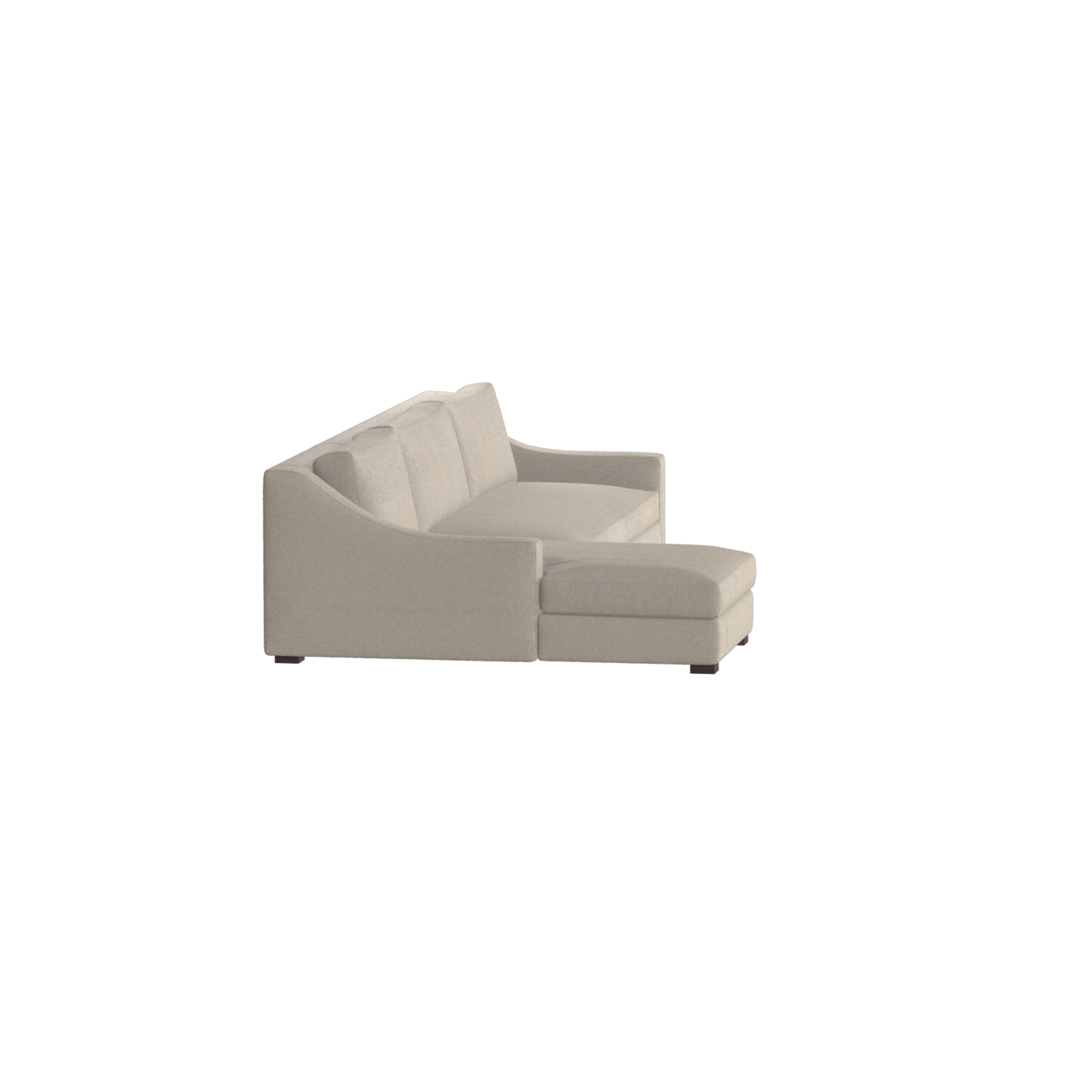 Louis Sectional Sofa — Low-Profile Modular Corner Layout