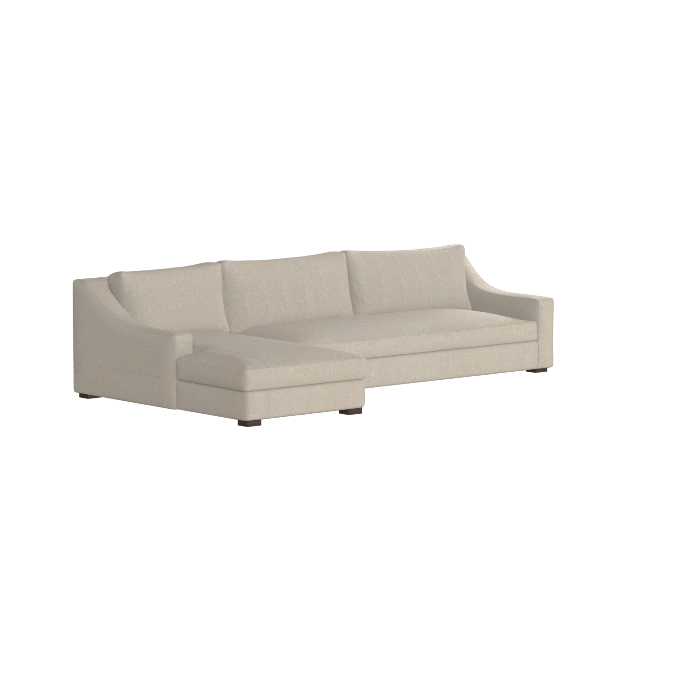 Louis Sectional Sofa — Low-Profile Modular Corner Layout