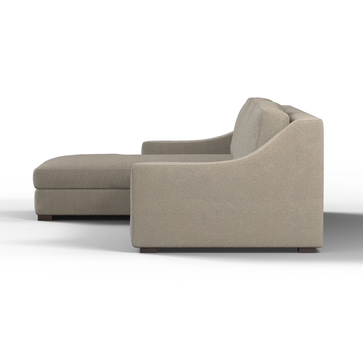 Louis Sectional Sofa — Low-Profile Modular Corner Layout