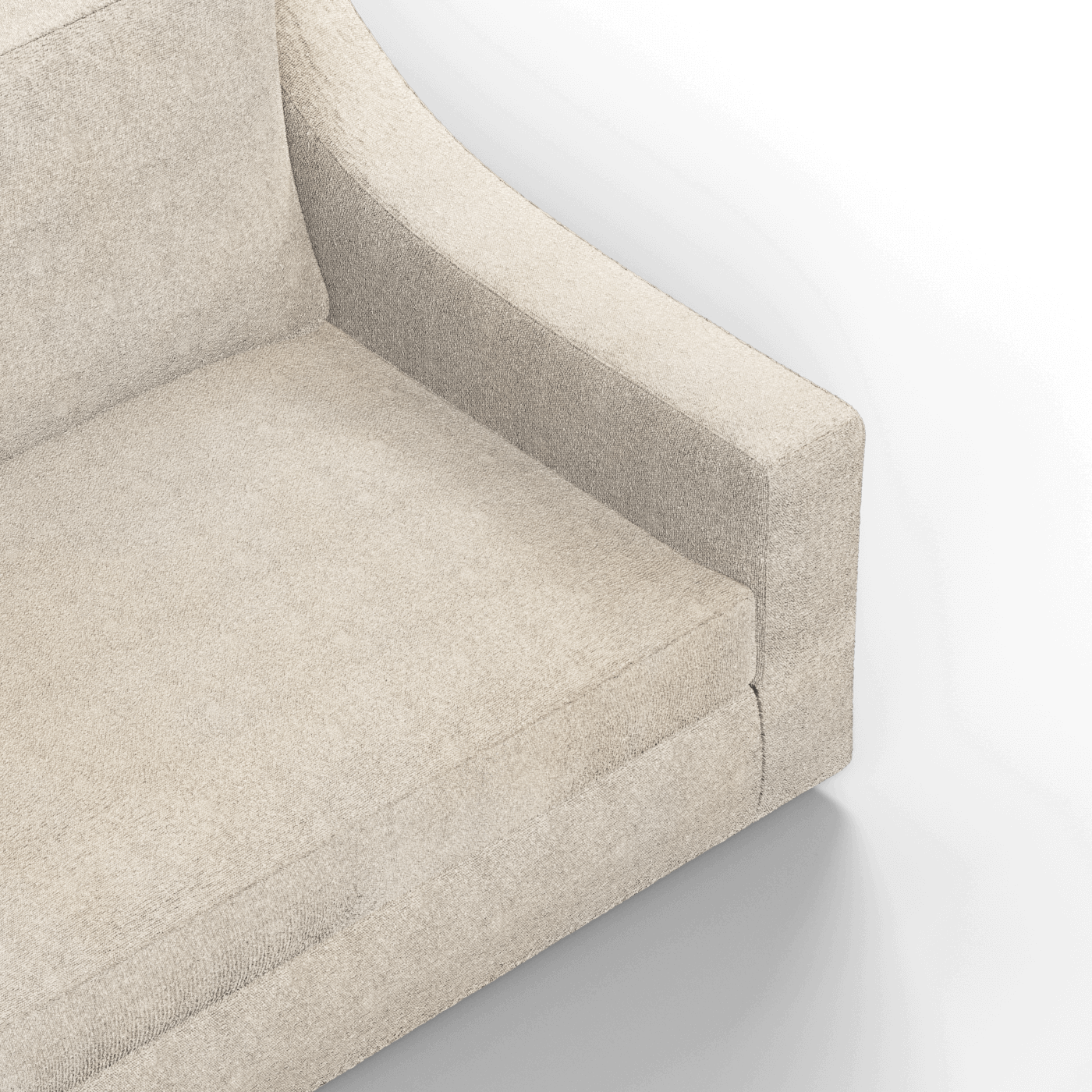 Louis Sectional Sofa — Low-Profile Modular Corner Layout