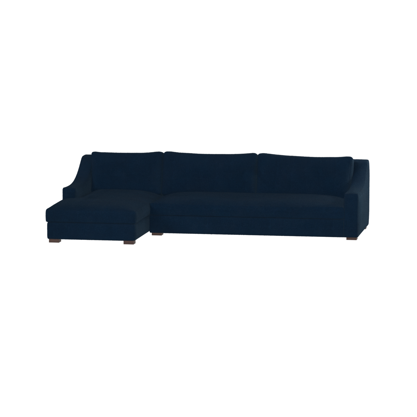 Louis Sectional Sofa — Low-Profile Modular Corner Layout