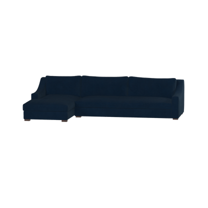 Louis Sectional Sofa — Low-Profile Modular Corner Layout