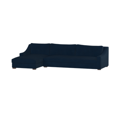 Louis Sectional Sofa — Low-Profile Modular Corner Layout