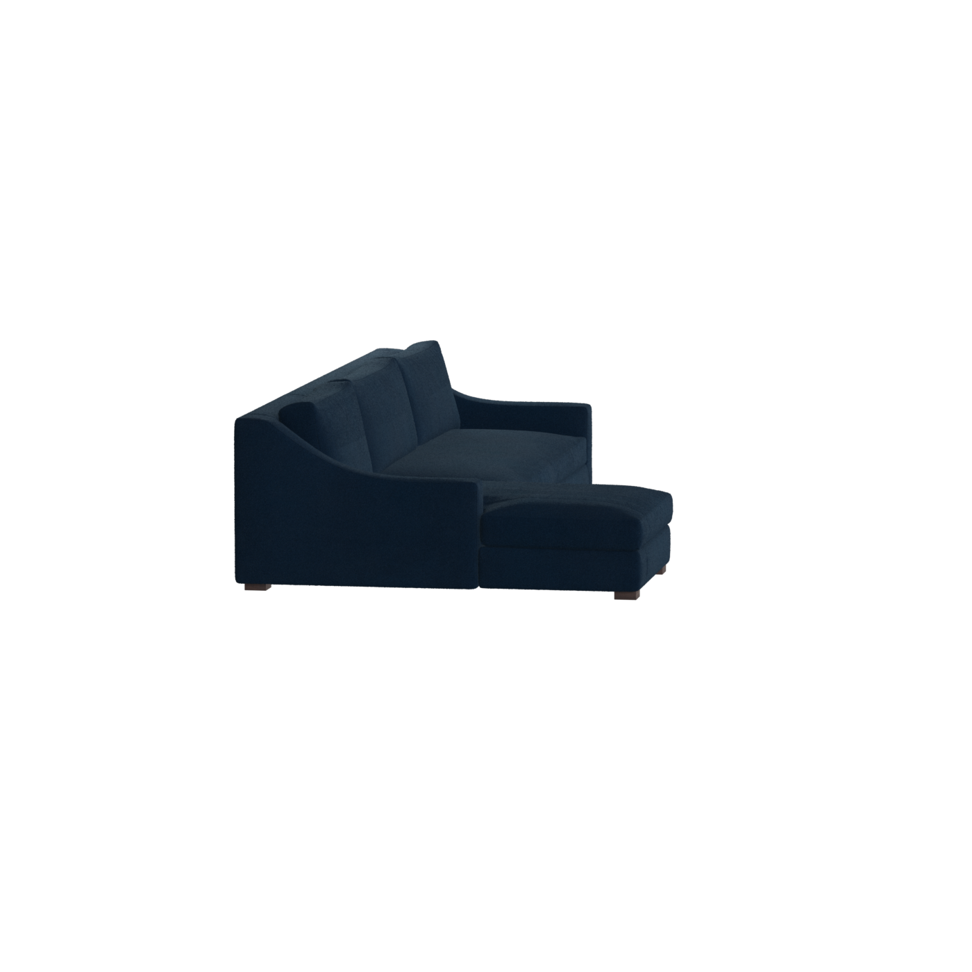 Louis Sectional Sofa — Low-Profile Modular Corner Layout
