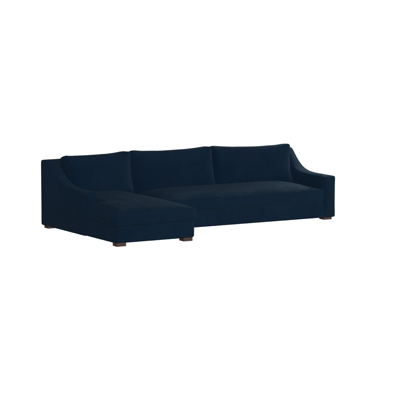 Louis Sectional Sofa — Low-Profile Modular Corner Layout