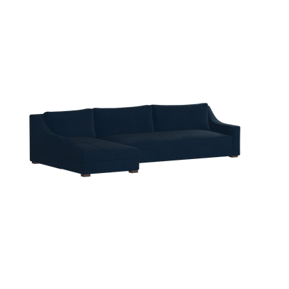 Louis Sectional Sofa — Low-Profile Modular Corner Layout