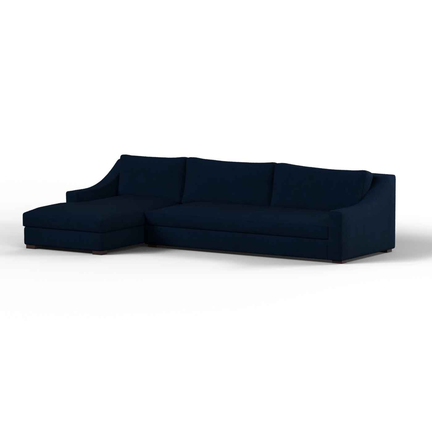 Louis Sectional Sofa — Low-Profile Modular Corner Layout