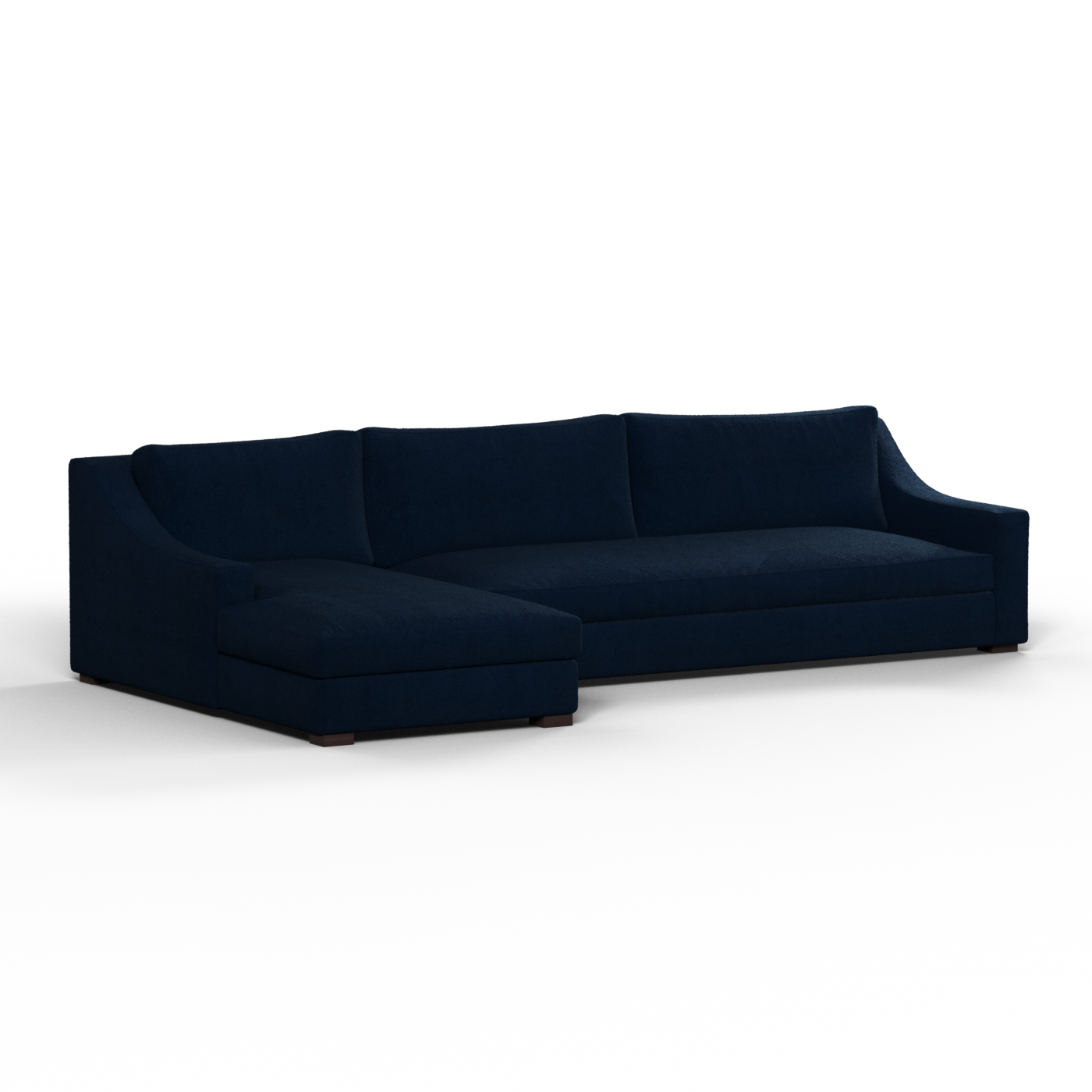Louis Sectional Sofa — Low-Profile Modular Corner Layout