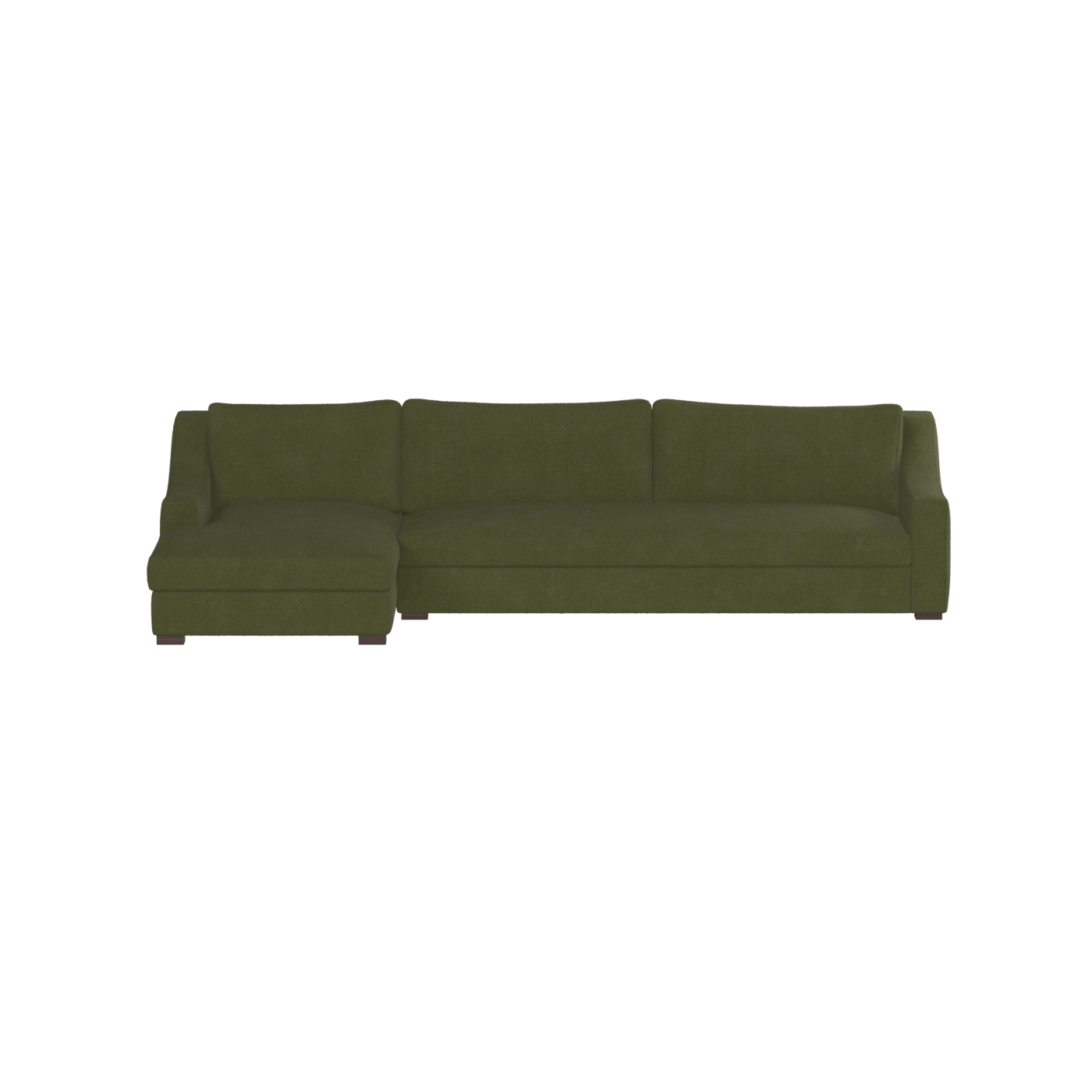 Louis Sectional Sofa — Low-Profile Modular Corner Layout