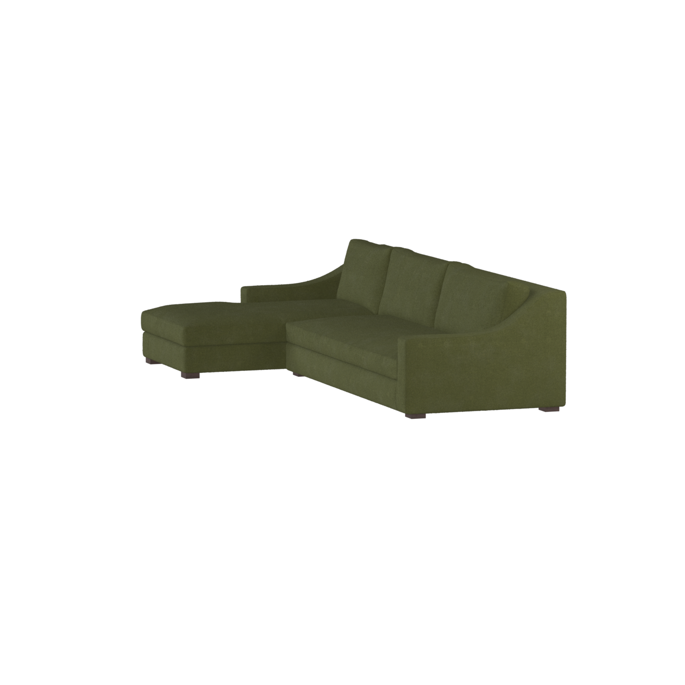 Louis Sectional Sofa — Low-Profile Modular Corner Layout