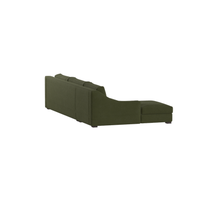 Louis Sectional Sofa — Low-Profile Modular Corner Layout