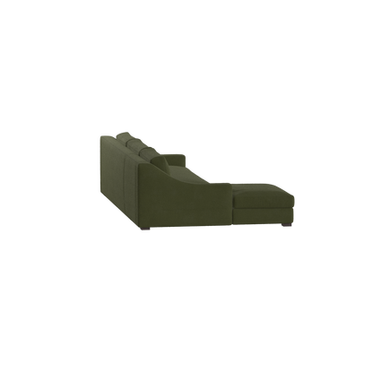 Louis Sectional Sofa — Low-Profile Modular Corner Layout