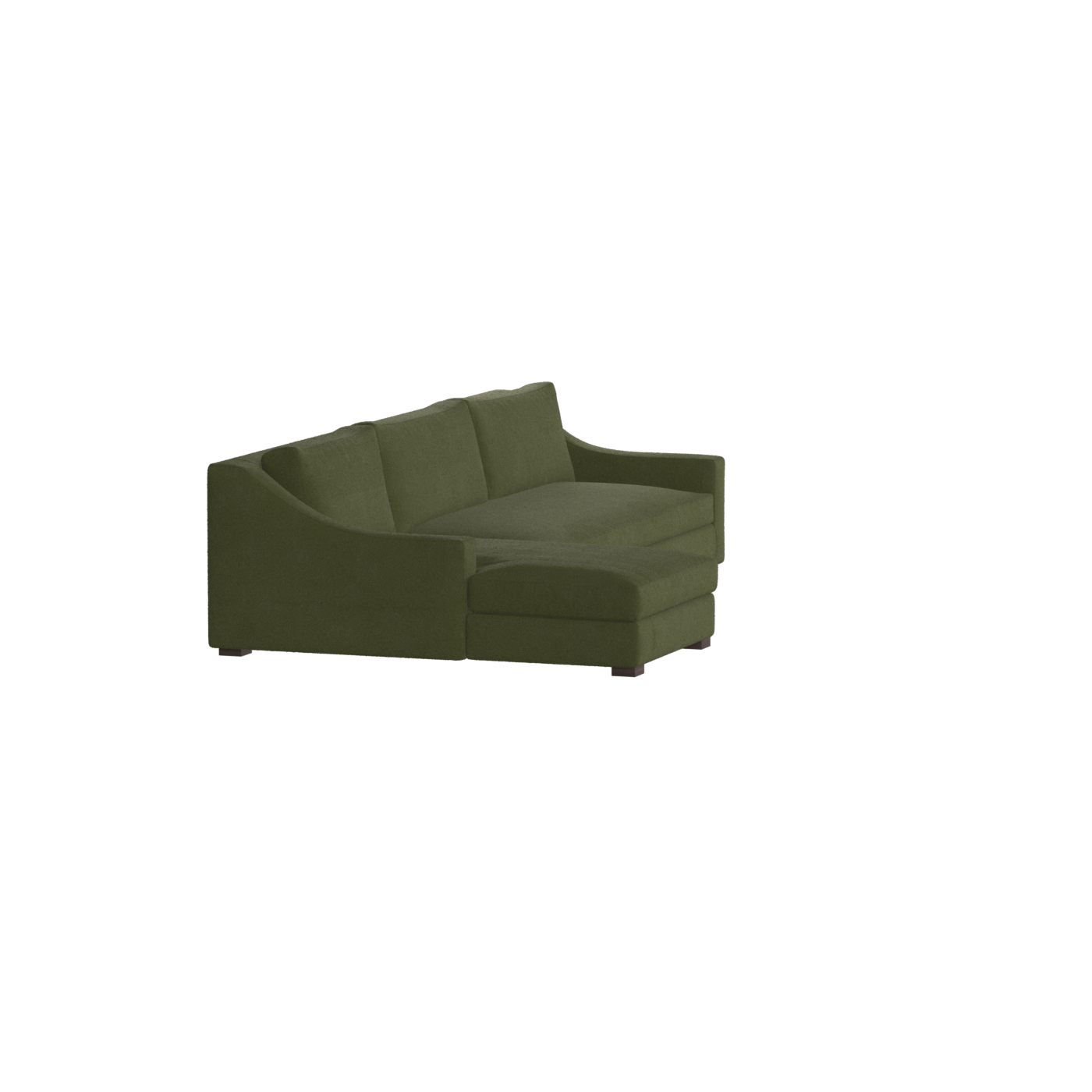 Louis Sectional Sofa — Low-Profile Modular Corner Layout