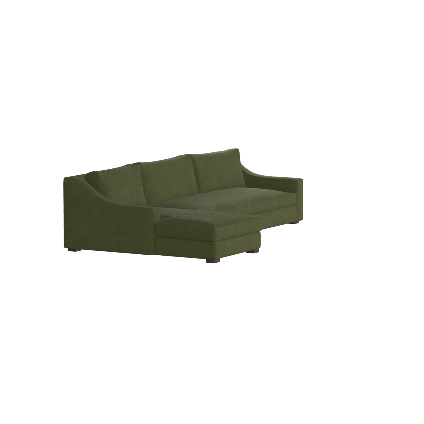 Louis Sectional Sofa — Low-Profile Modular Corner Layout
