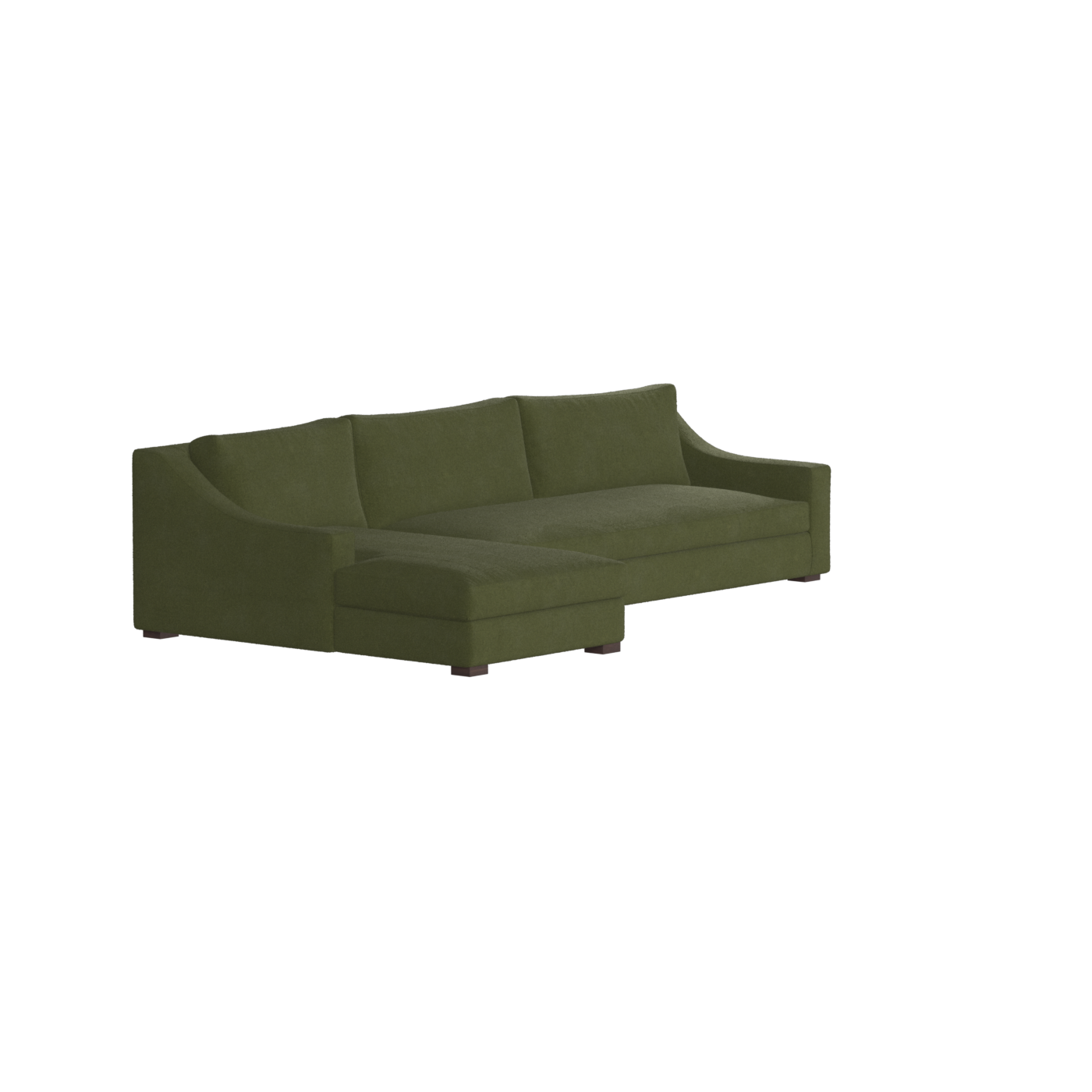 Louis Sectional Sofa — Low-Profile Modular Corner Layout