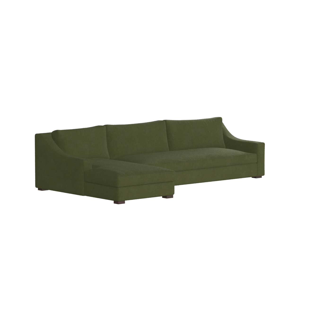 Louis Sectional Sofa — Low-Profile Modular Corner Layout