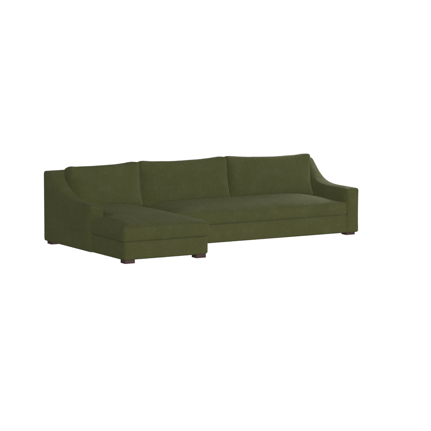 Louis Sectional Sofa — Low-Profile Modular Corner Layout