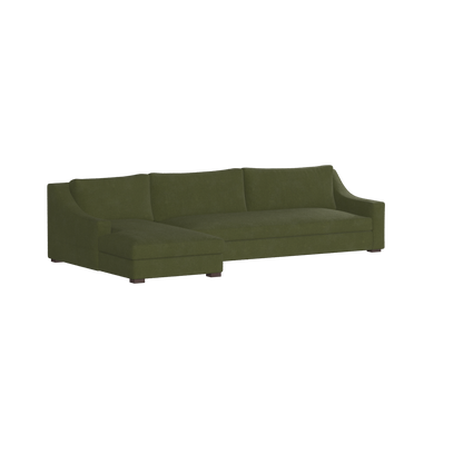 Louis Sectional Sofa — Low-Profile Modular Corner Layout