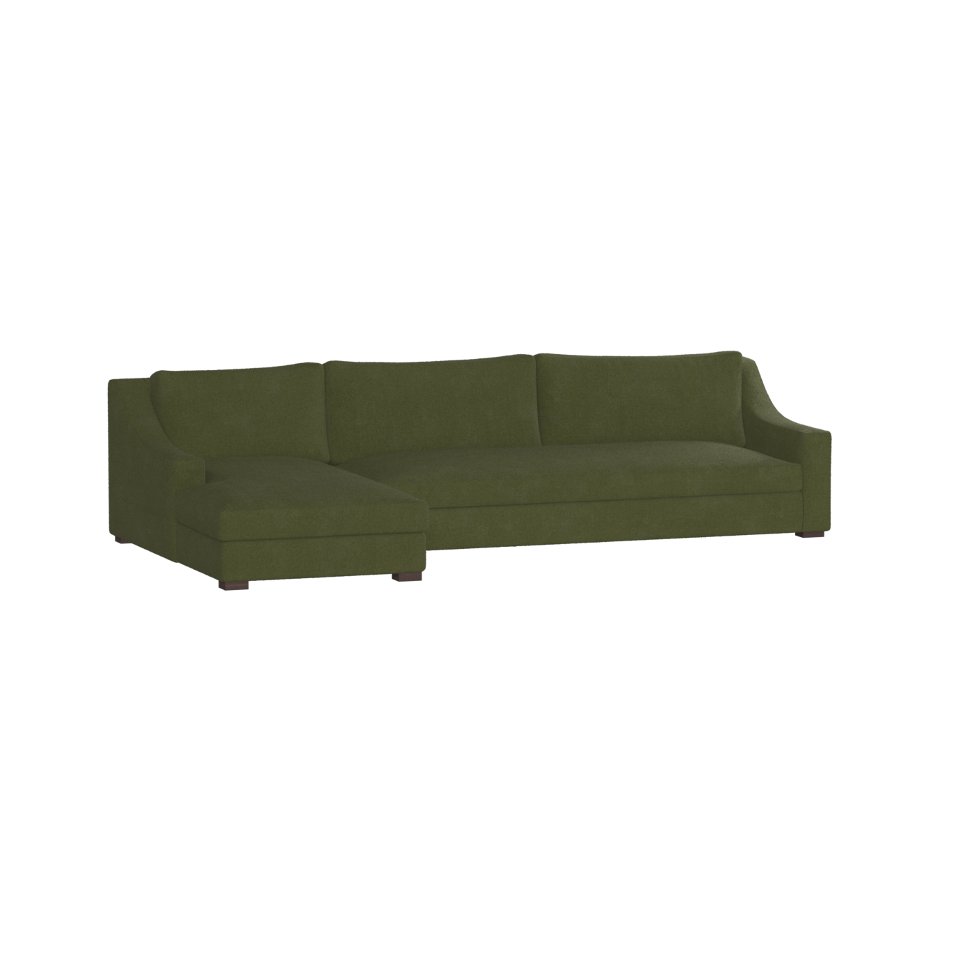 Louis Sectional Sofa — Low-Profile Modular Corner Layout