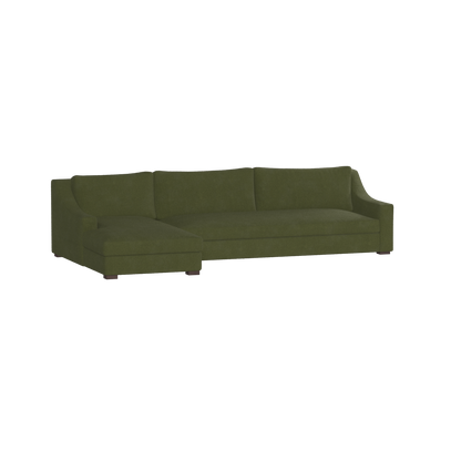 Louis Sectional Sofa — Low-Profile Modular Corner Layout