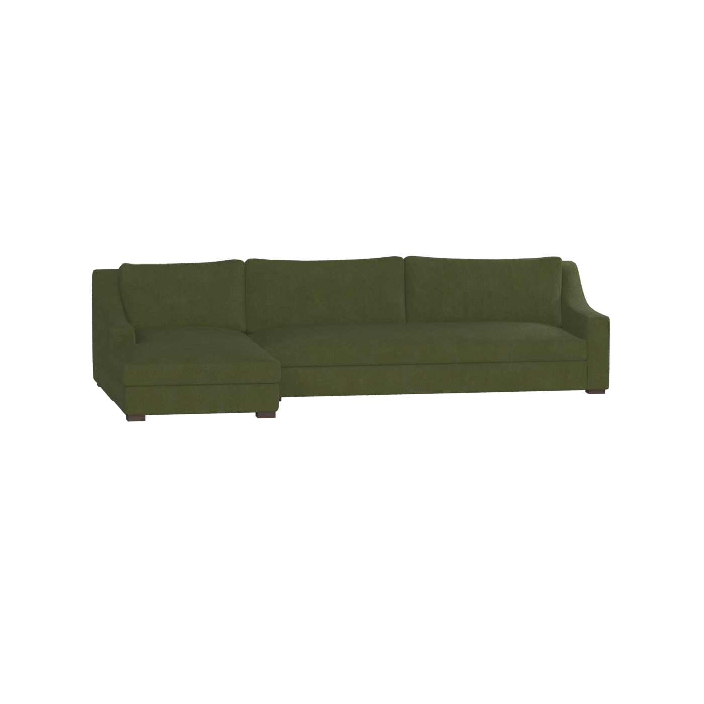 Louis Sectional Sofa — Low-Profile Modular Corner Layout