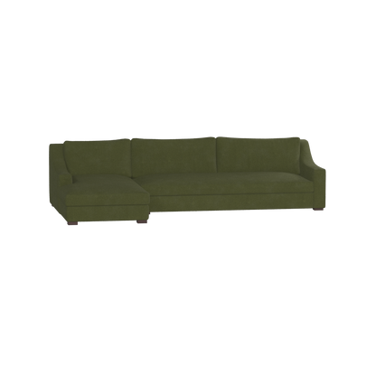 Louis Sectional Sofa — Low-Profile Modular Corner Layout