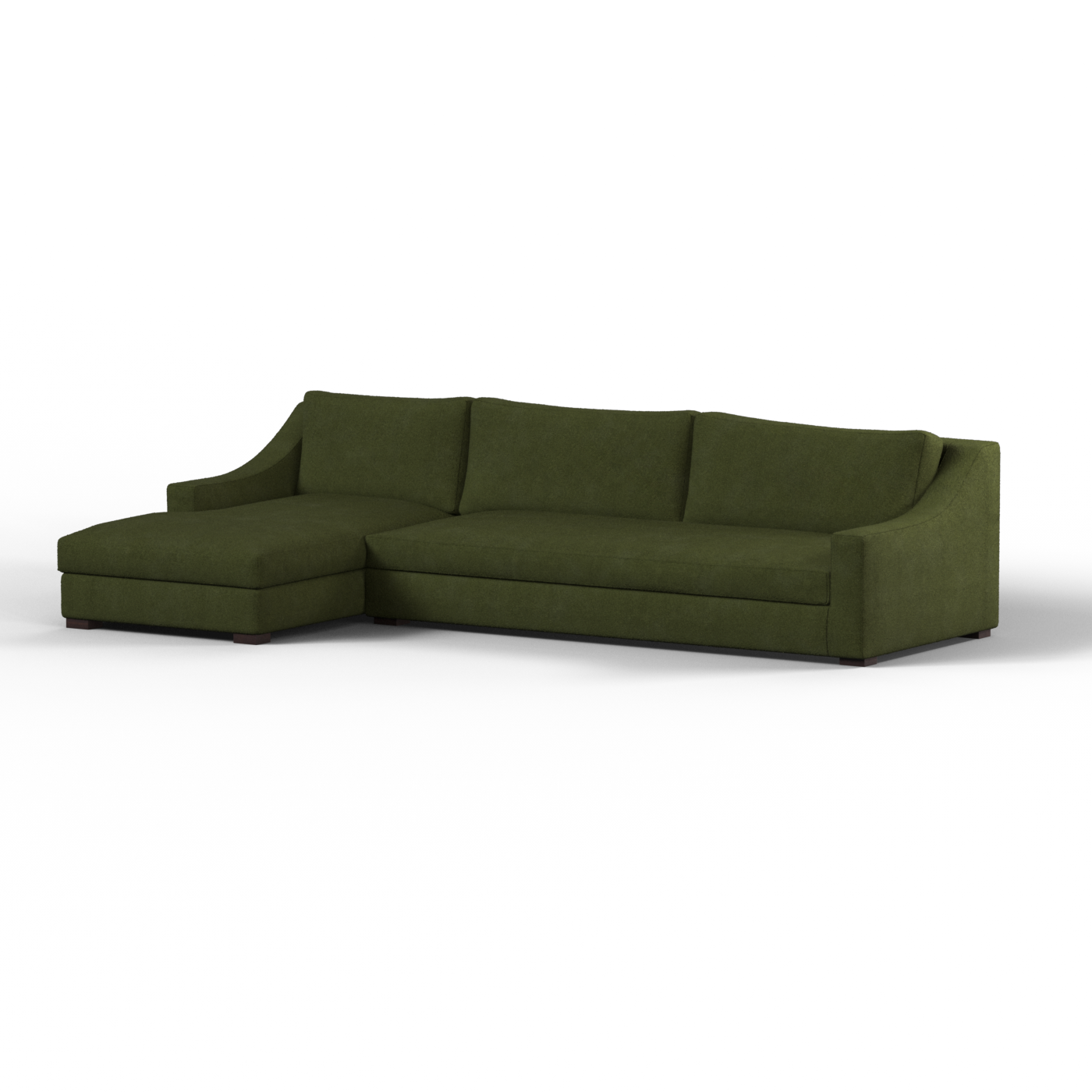 Louis Sectional Sofa — Low-Profile Modular Corner Layout